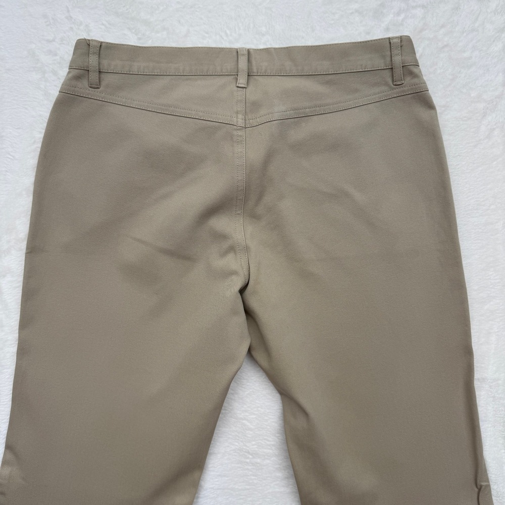 J.Crew Chino Pants Womens 4 Tan Khaki Straight Leg Cotton Stretch Twill Mid Rise - Picture 9 of 11